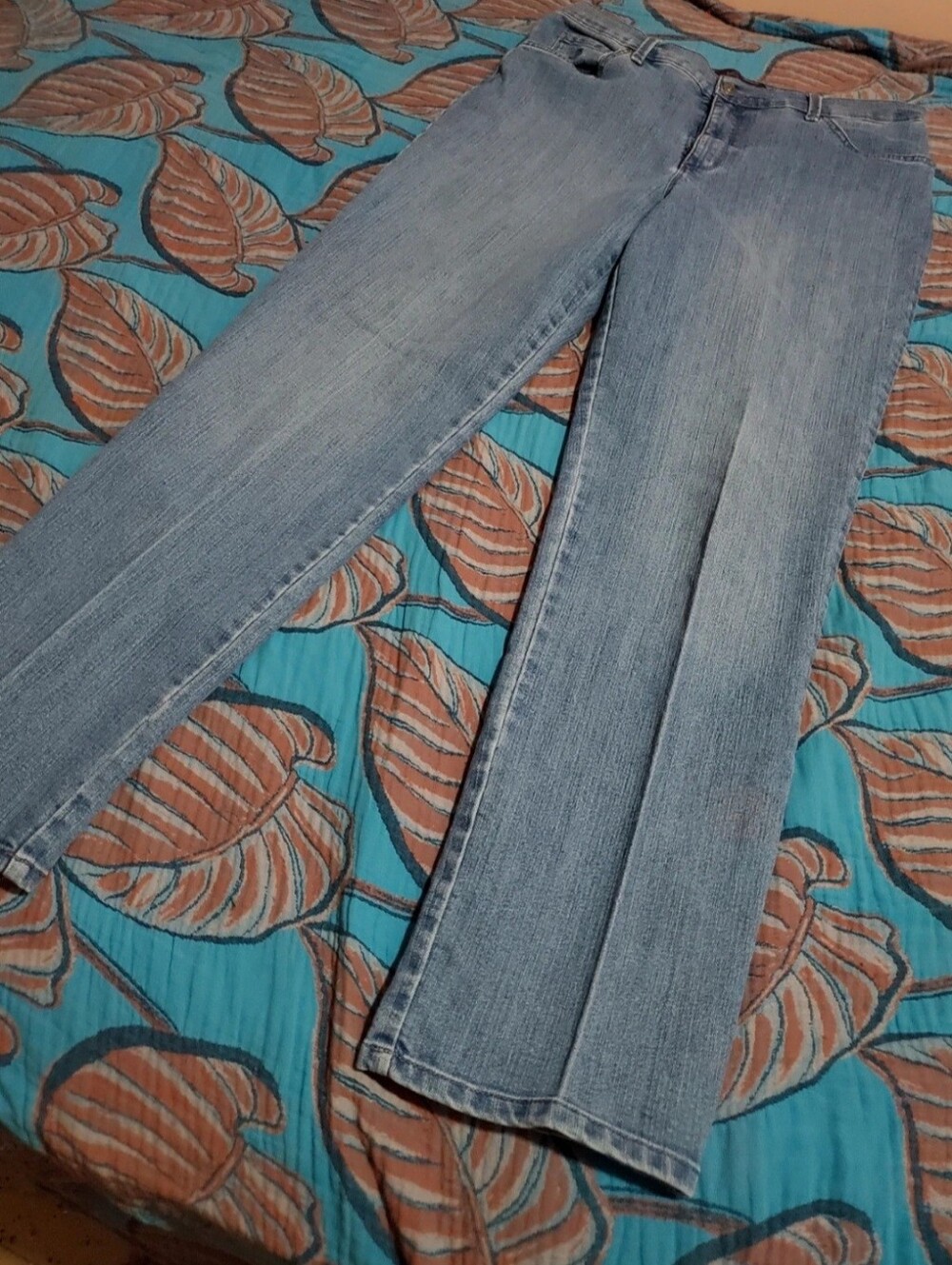Gloria Vanderbilt Light Blue Flare Jeans
